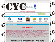 Tablet Screenshot of cycinfo.net
